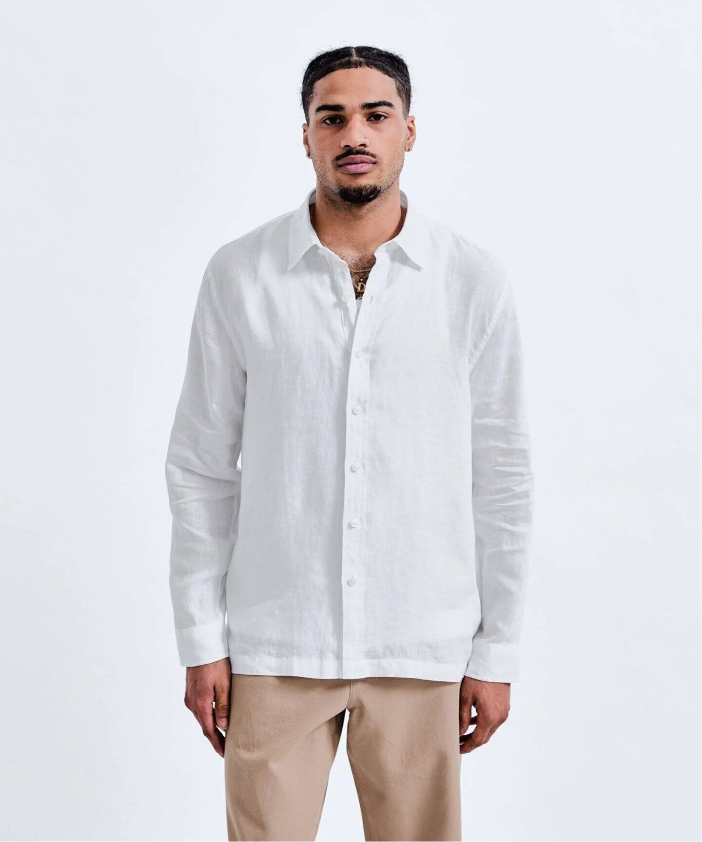 【Reigning Champ】Cotton Linen Yard コットン 半袖シャツ Cotton Linen Yard Shirt | Reigning Champ