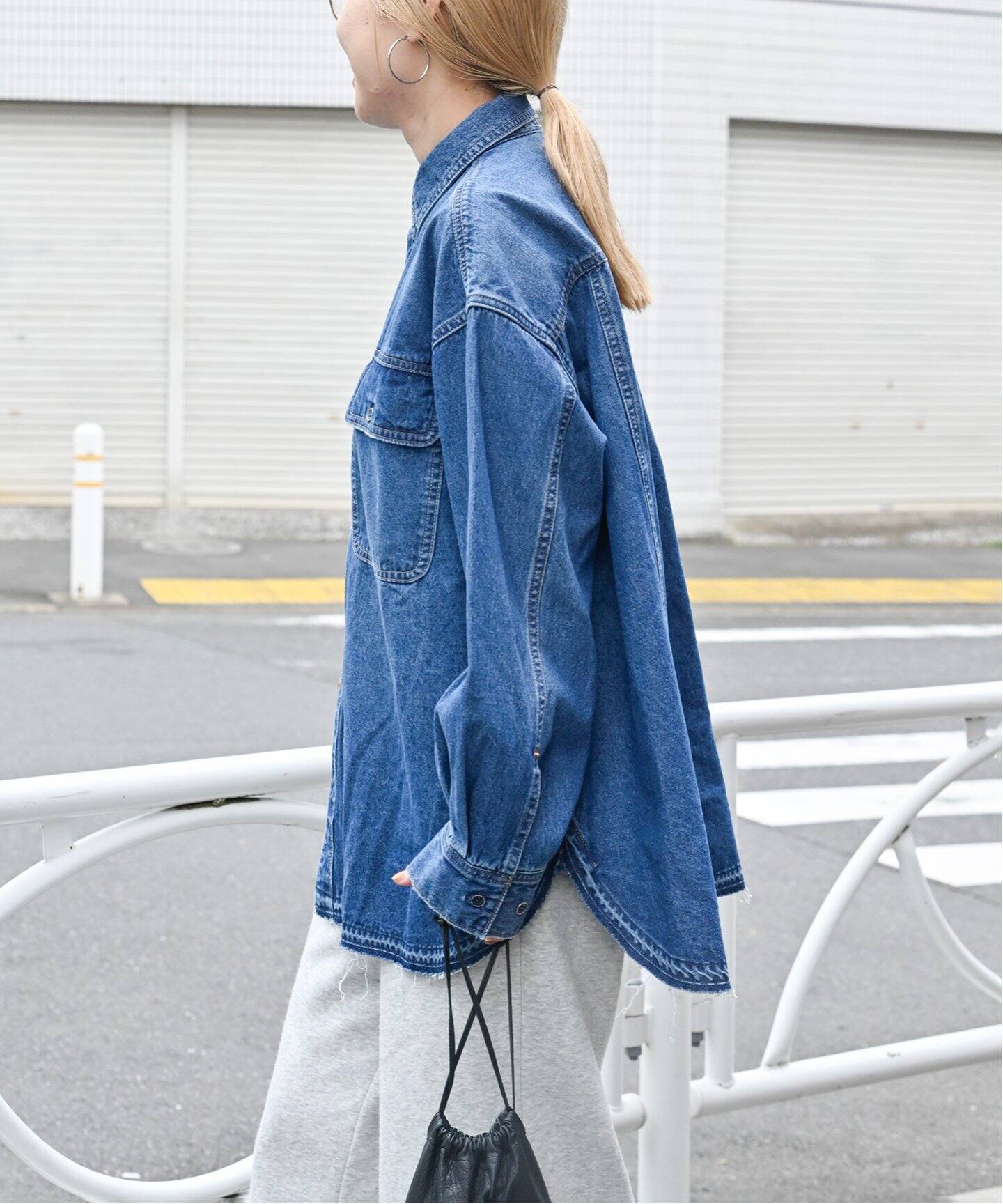 OUTDOORPRODUCTSU ULTデニムワーカーシャツ ≪予約≫ULTデニムワーカーシャツ（シャツ／ブラウス）｜OUTDOOR