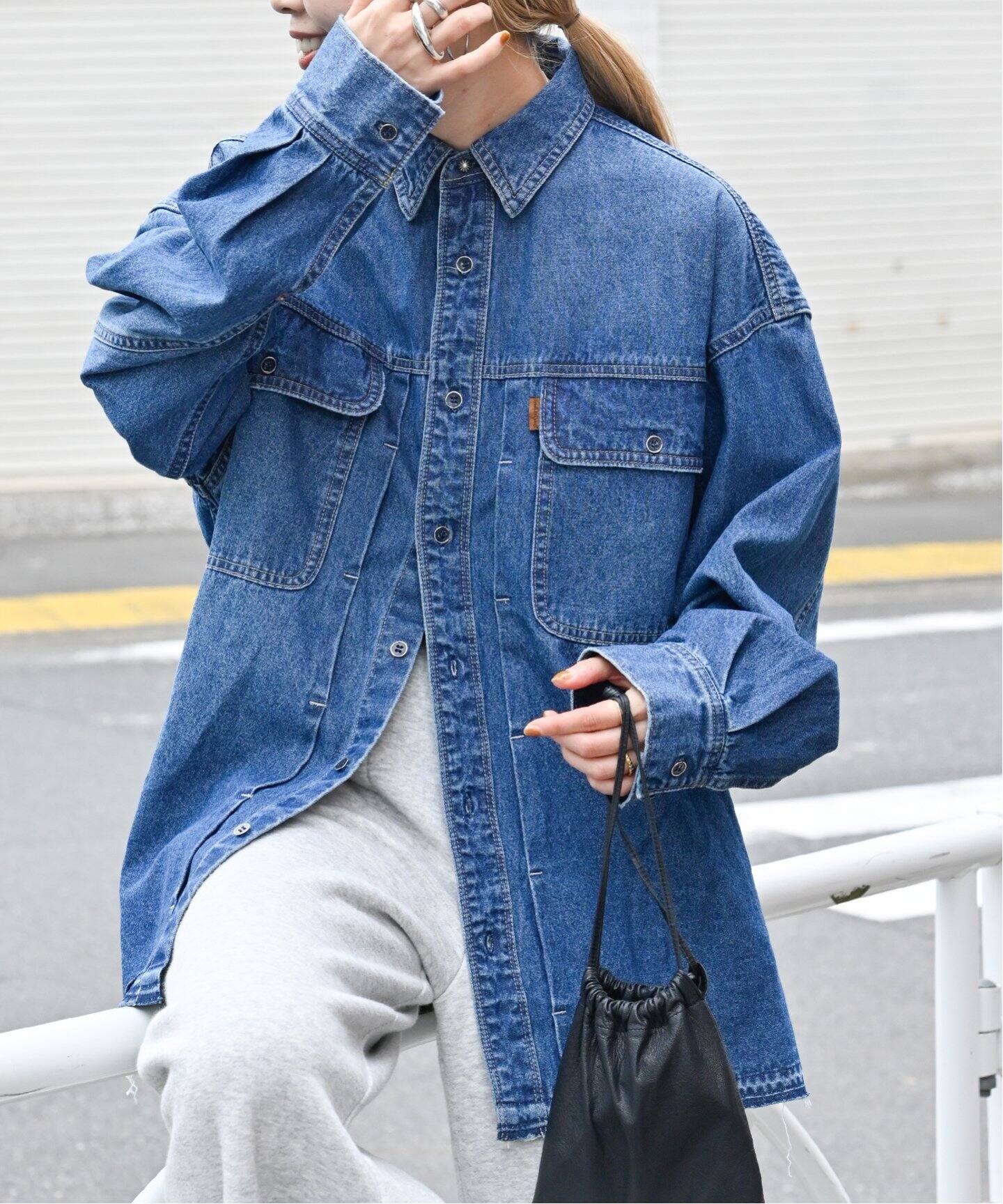 OUTDOORPRODUCTSU ULTデニムワーカーシャツ OUTDOORPRODUCTSU ULTデニムワーカーシャツ