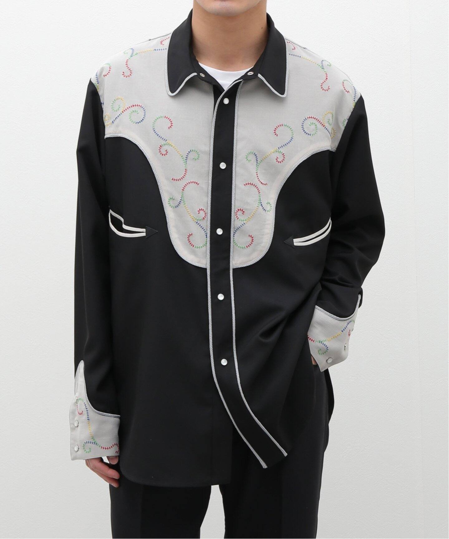 Gypsy Soule western shirt ウエスタンシャツ 結え M