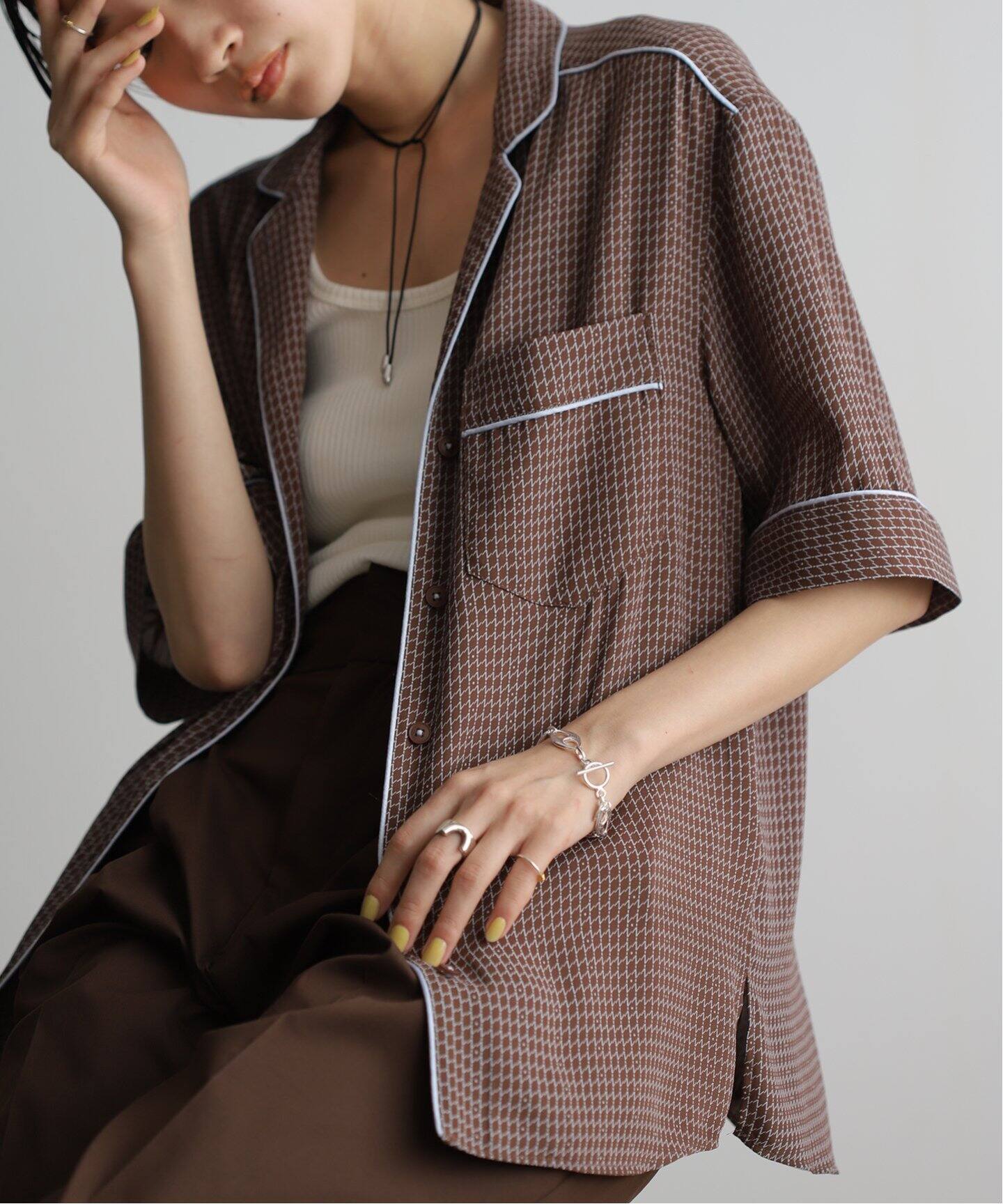 TODAYFUL Geometric Halfsleeve Shirt 12410419（シャツ／ブラウス 
