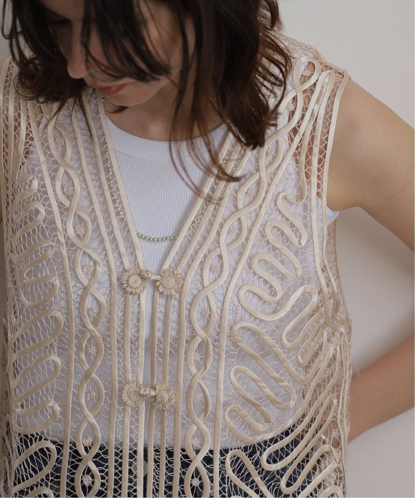 TODAYFUL Embroidery Middle Vest 12410404（シャツ／ブラウス 