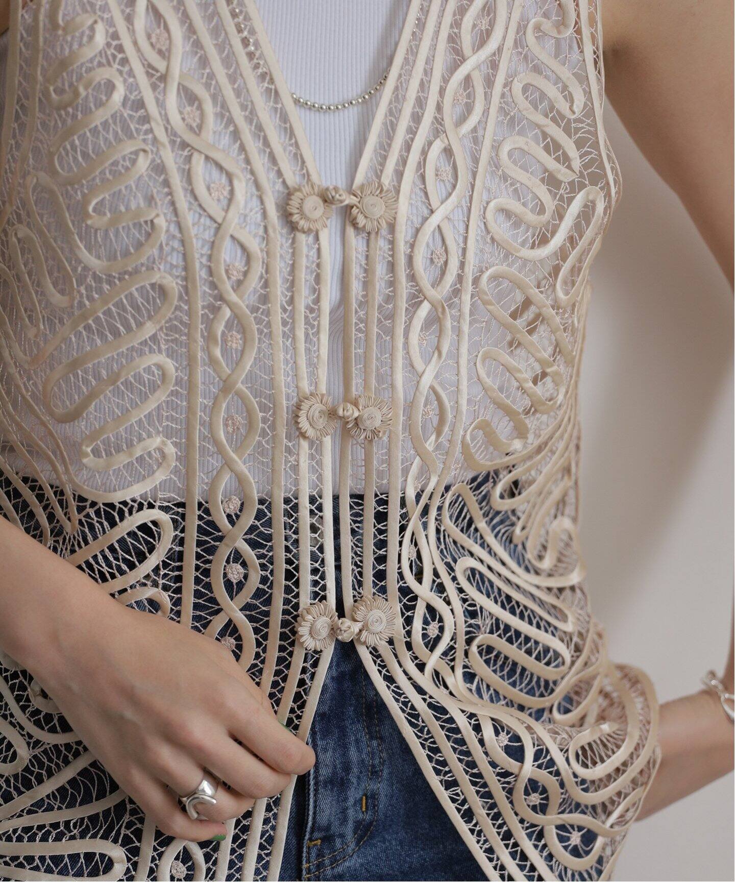 TODAYFUL Embroidery Middle Vest 12410404（シャツ／ブラウス 