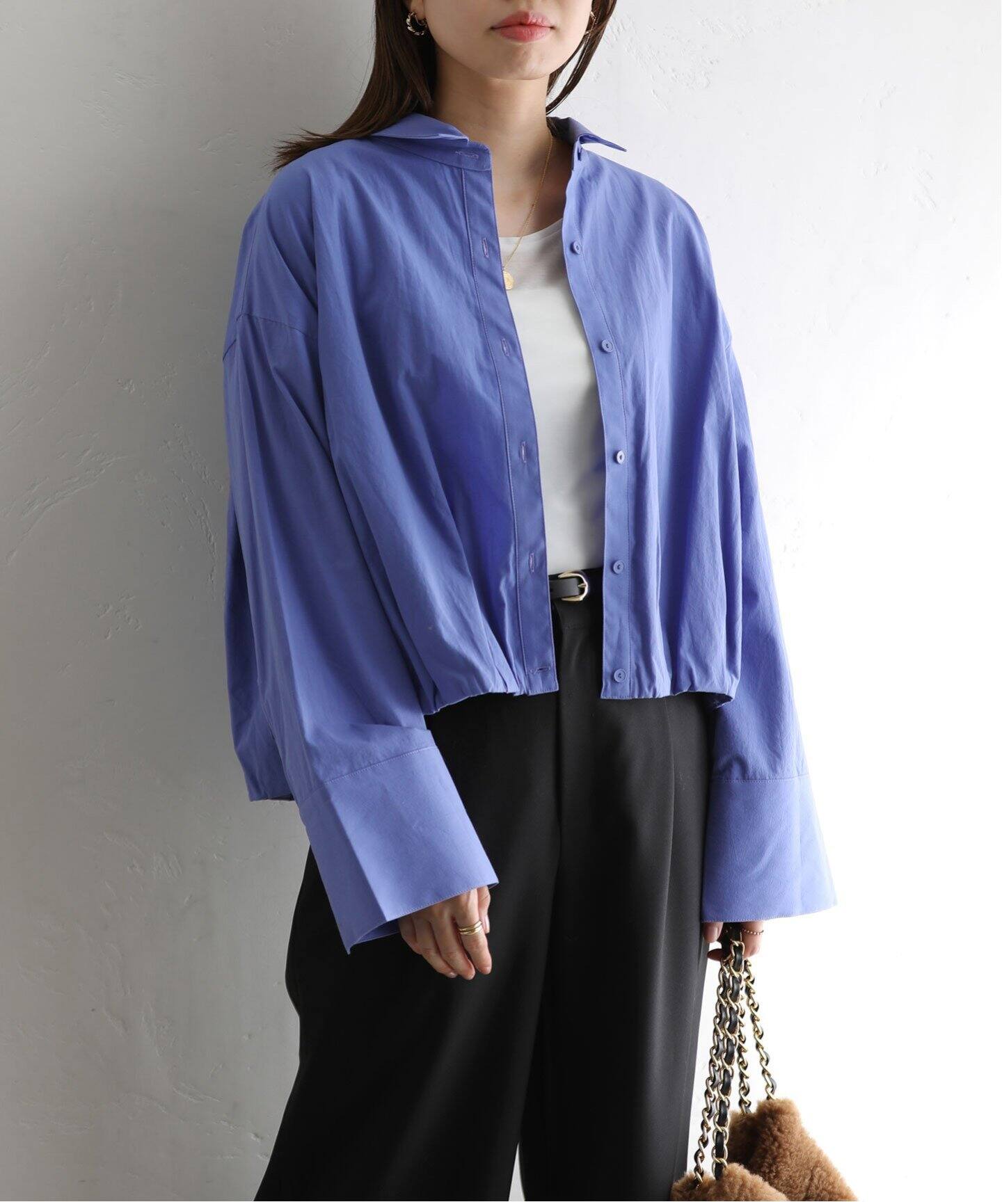 Munich/ミューニック】washer broad shirts（シャツ／ブラウス）｜La