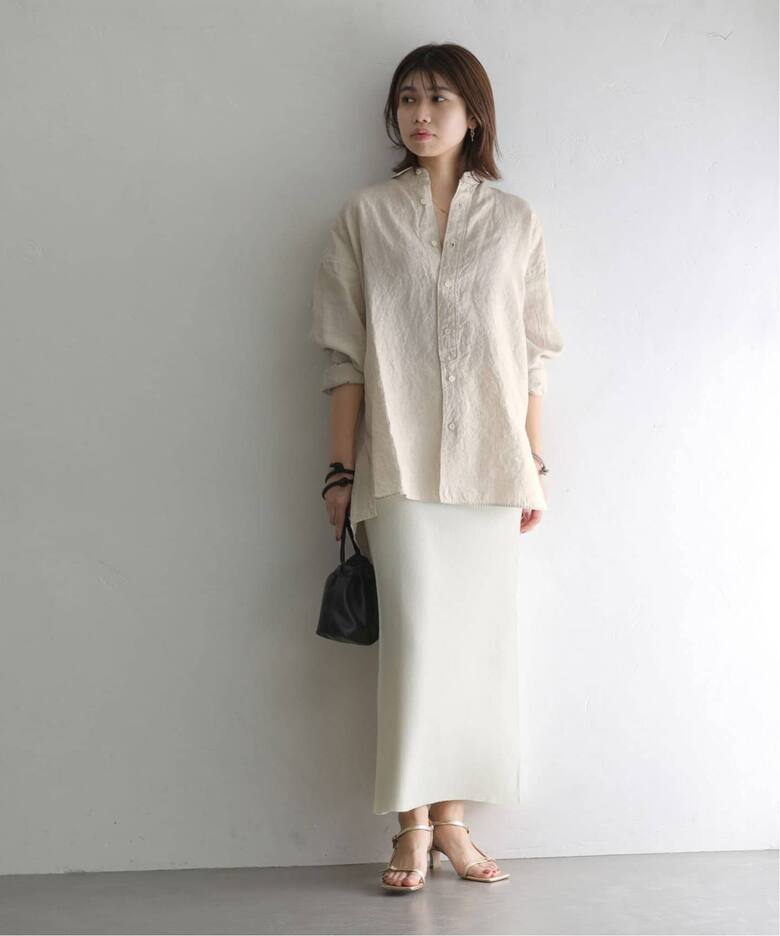 追加》【TICCA/ティッカ】リネンスクエアビッグシャツUNI（シャツ  