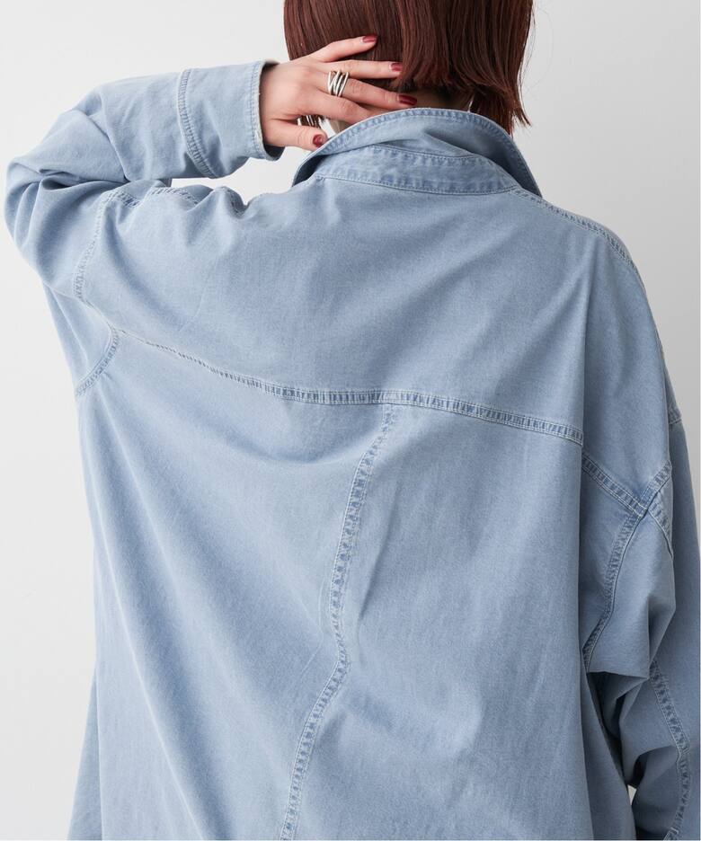 ブリーチデニムルーズシャツ（シャツ／ブラウス）｜Spick & Span 