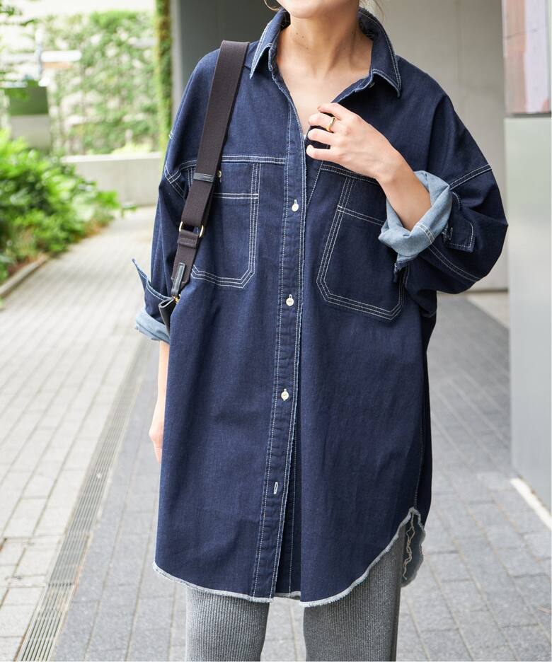 ≪追加≫デニムルーズシャツ（シャツ／ブラウス）｜Spick and Span 