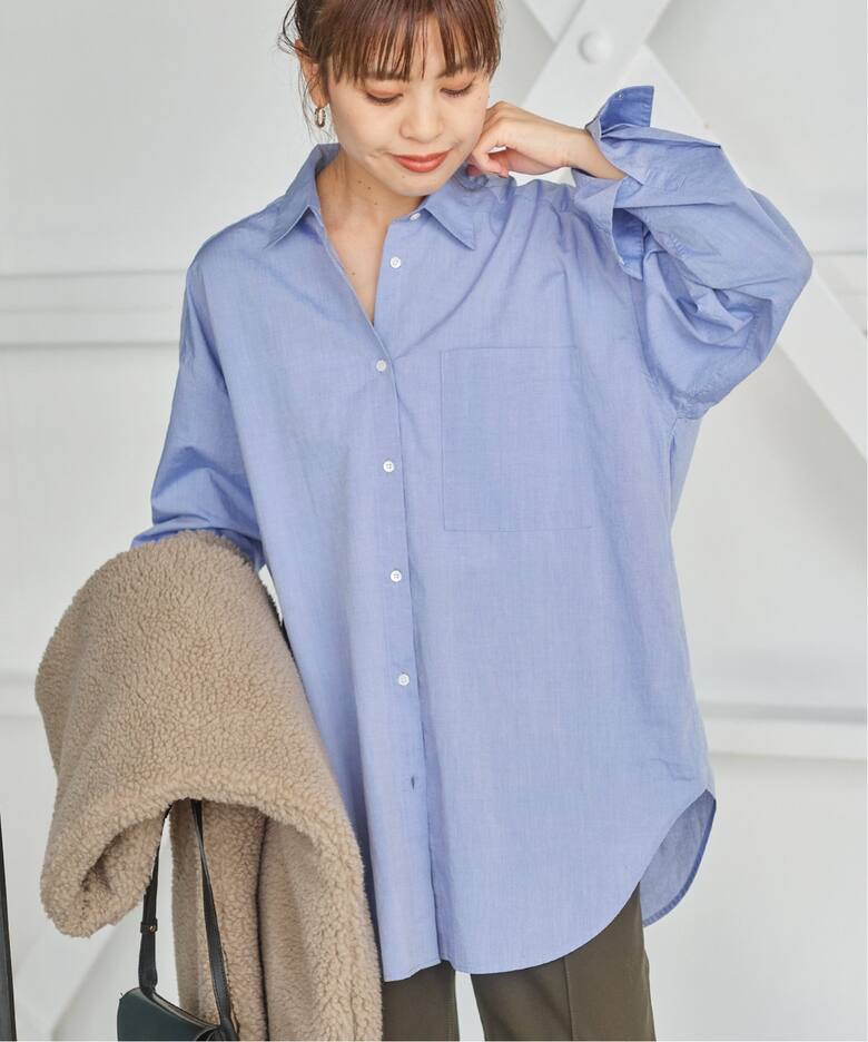≪追加≫50コットンオーバーシャツ（シャツ／ブラウス）｜Spick and  