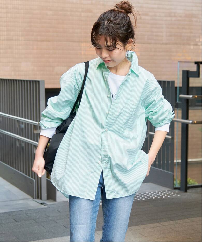 コットンブロードワイドスクエアシャツ（シャツ／ブラウス）｜Spick 