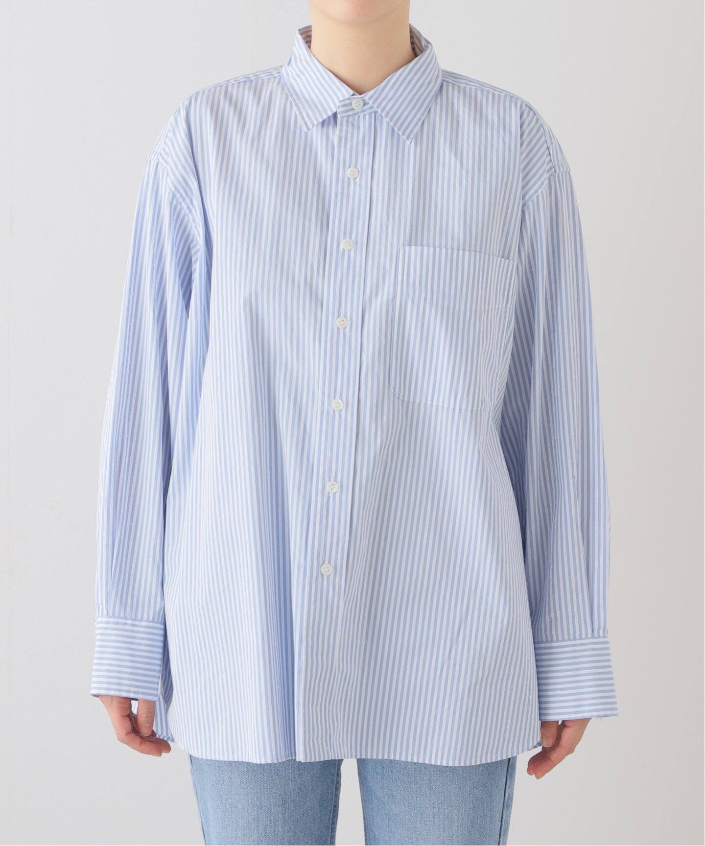 コットンブロードワイドスクエアシャツ（シャツ／ブラウス）｜Spick