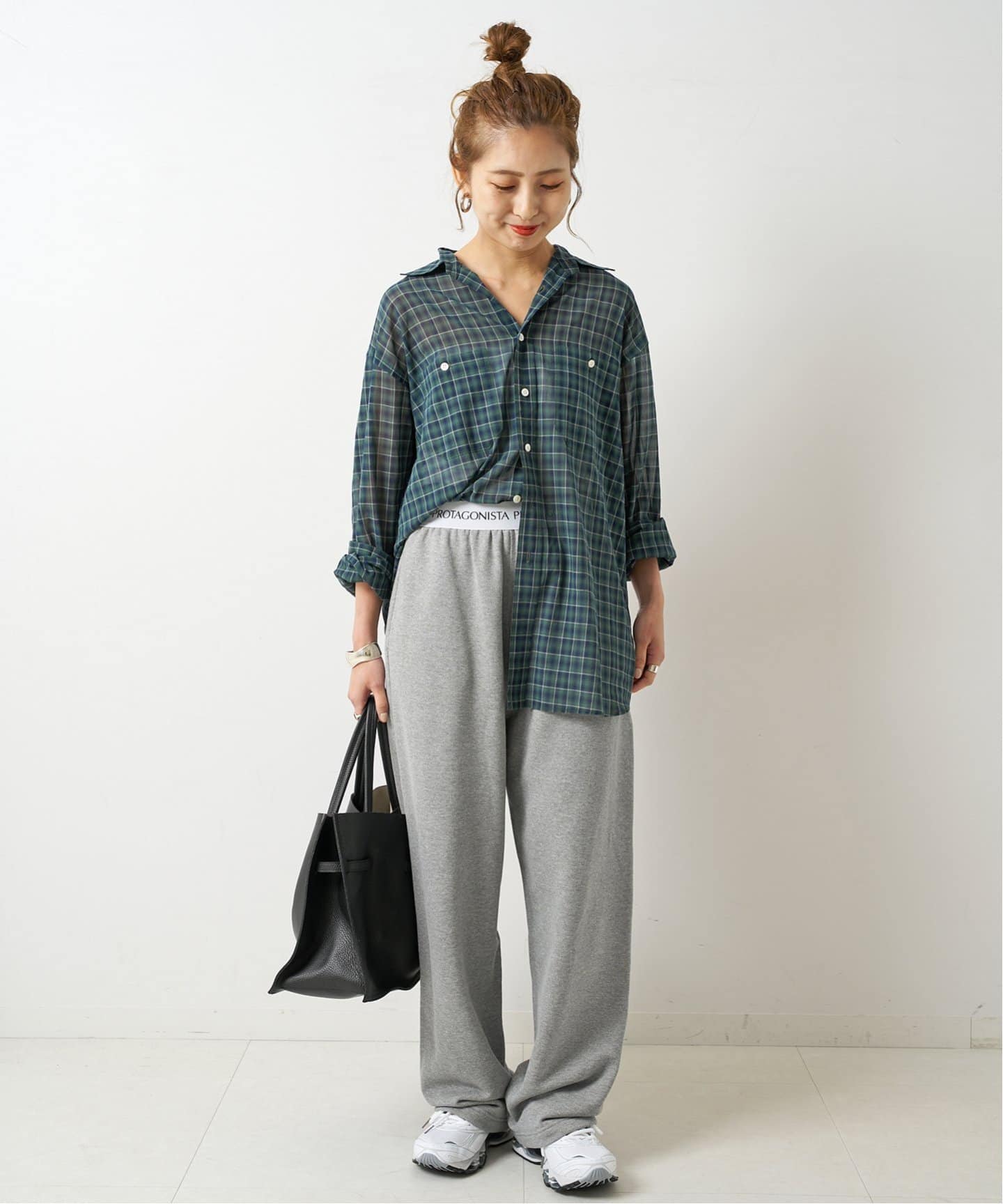 ≪追加≫コットンボイルチェックシャツ（シャツ／ブラウス）｜Spick