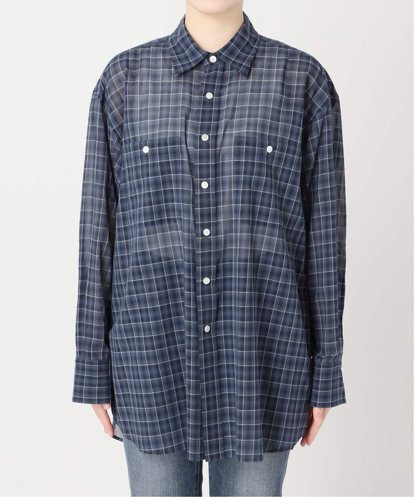 ≪追加≫コットンボイルチェックシャツ（シャツ／ブラウス）｜Spick