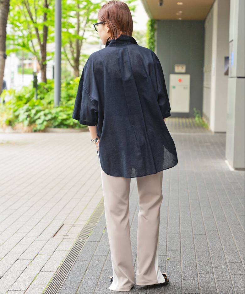 コットンリネンハーフスリーブシャツ（シャツ／ブラウス）｜Spick and  