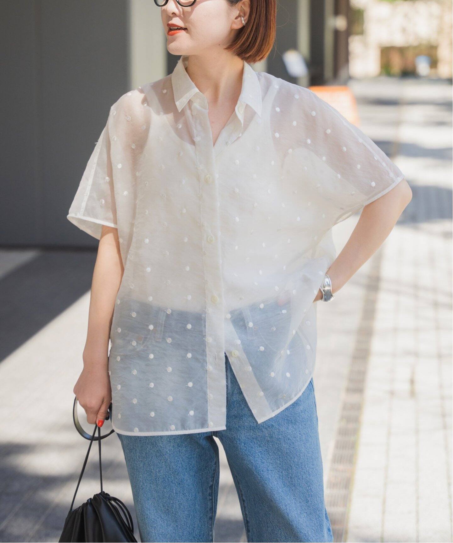 シアードットサークルシャツ（シャツ／ブラウス）｜Spick and Span 