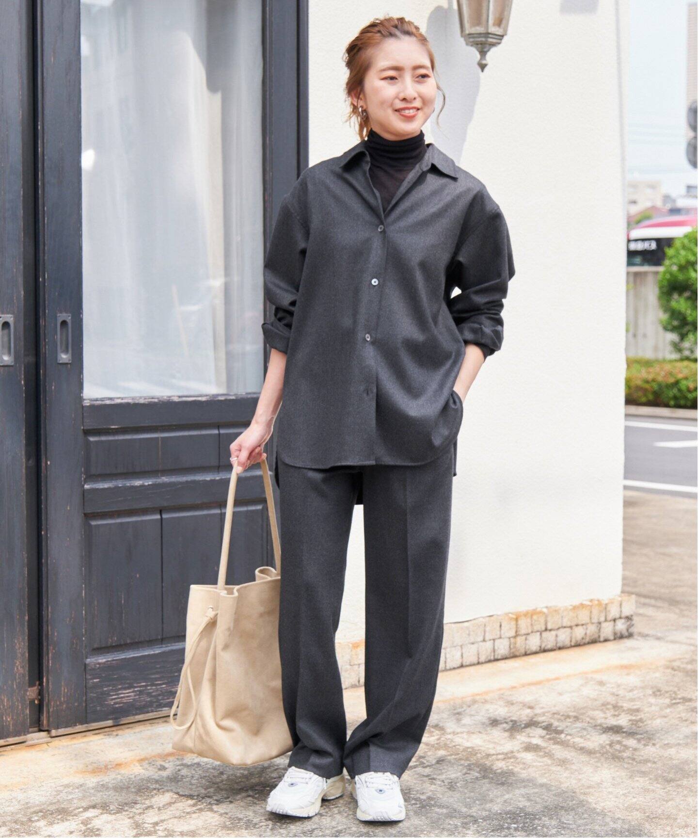 ファインウールストレッチシャツ（シャツ／ブラウス）｜Spick and Span 