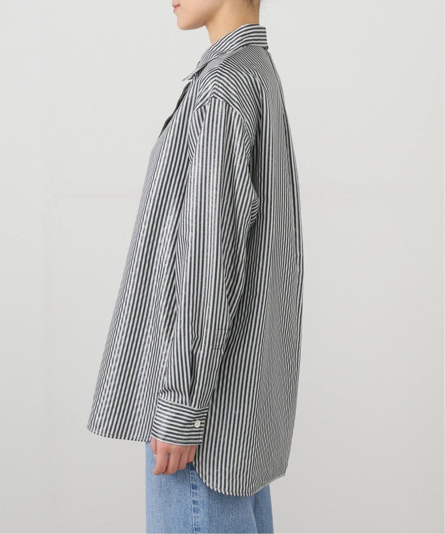グリッターストライプシャツ（シャツ／ブラウス）｜Spick & Span 
