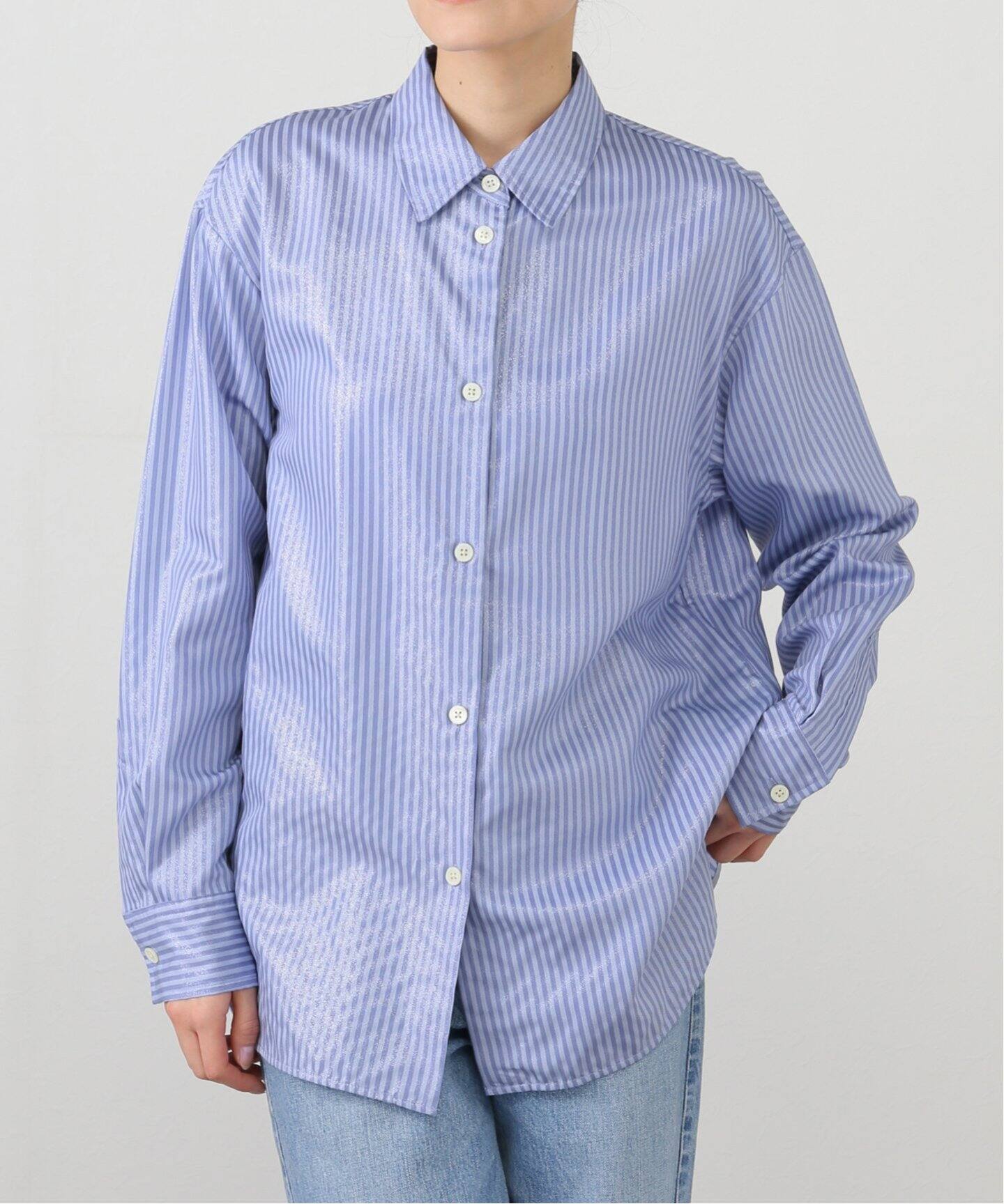 グリッターストライプシャツ（シャツ／ブラウス）｜Spick and Span  