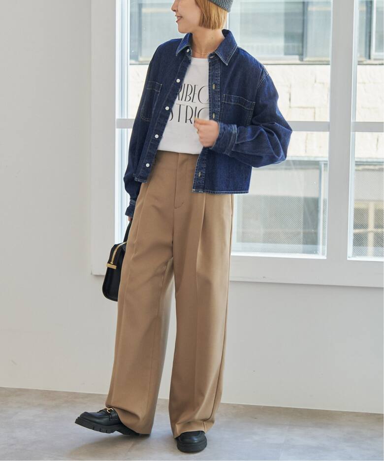 追加3》ショートデニムシャツ（シャツ／ブラウス）｜Spick and Span  