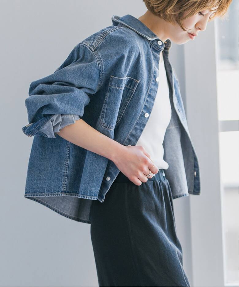 追加3》ショートデニムシャツ（シャツ／ブラウス）｜Spick and Span  