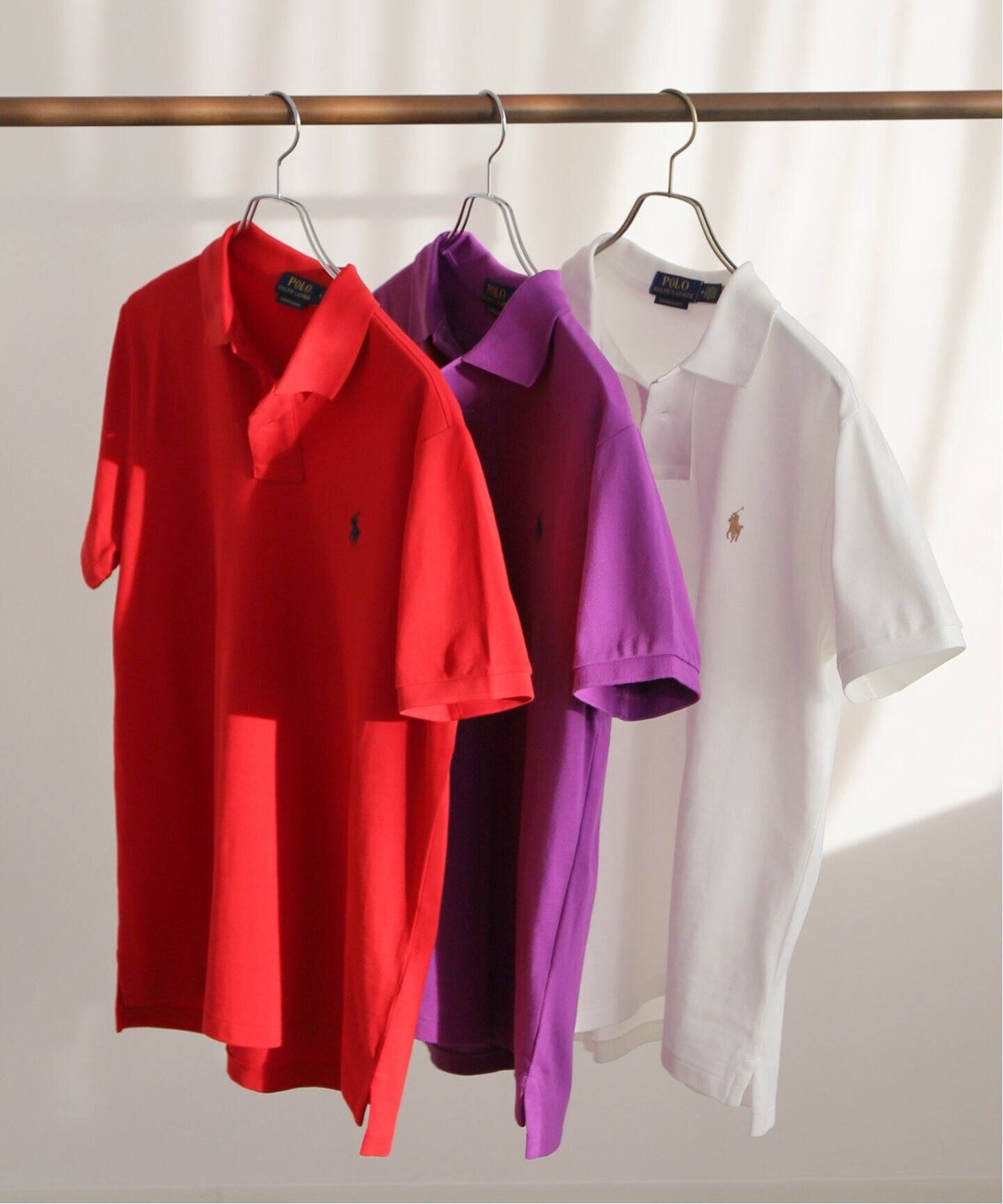 POLO RALPH LAUREN / ポロ ラルフ ローレン】 CUSTOM SLIM FIT POLO S 
