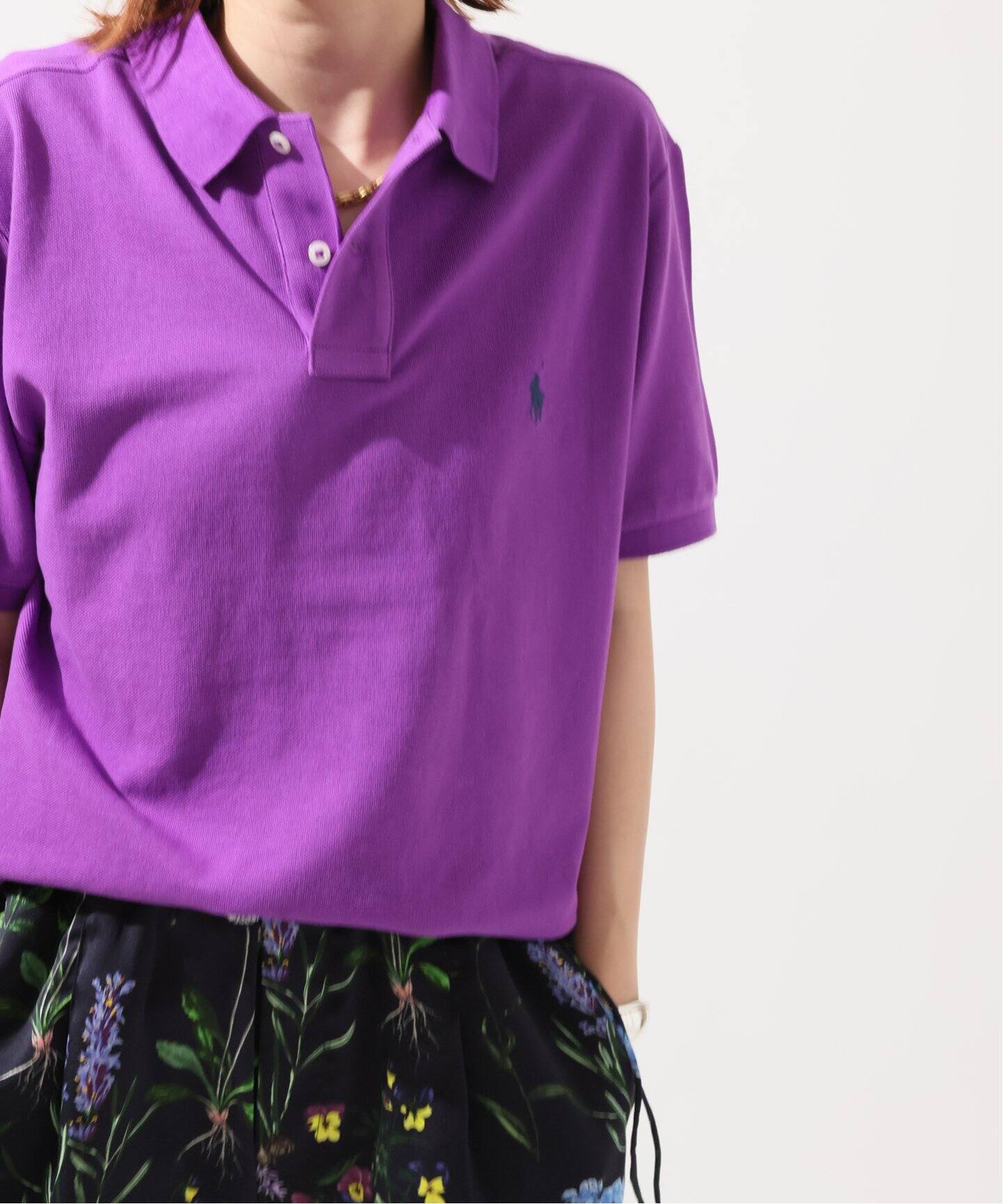 POLO RALPH LAUREN / ポロ ラルフ ローレン】 CUSTOM SLIM FIT POLO S 