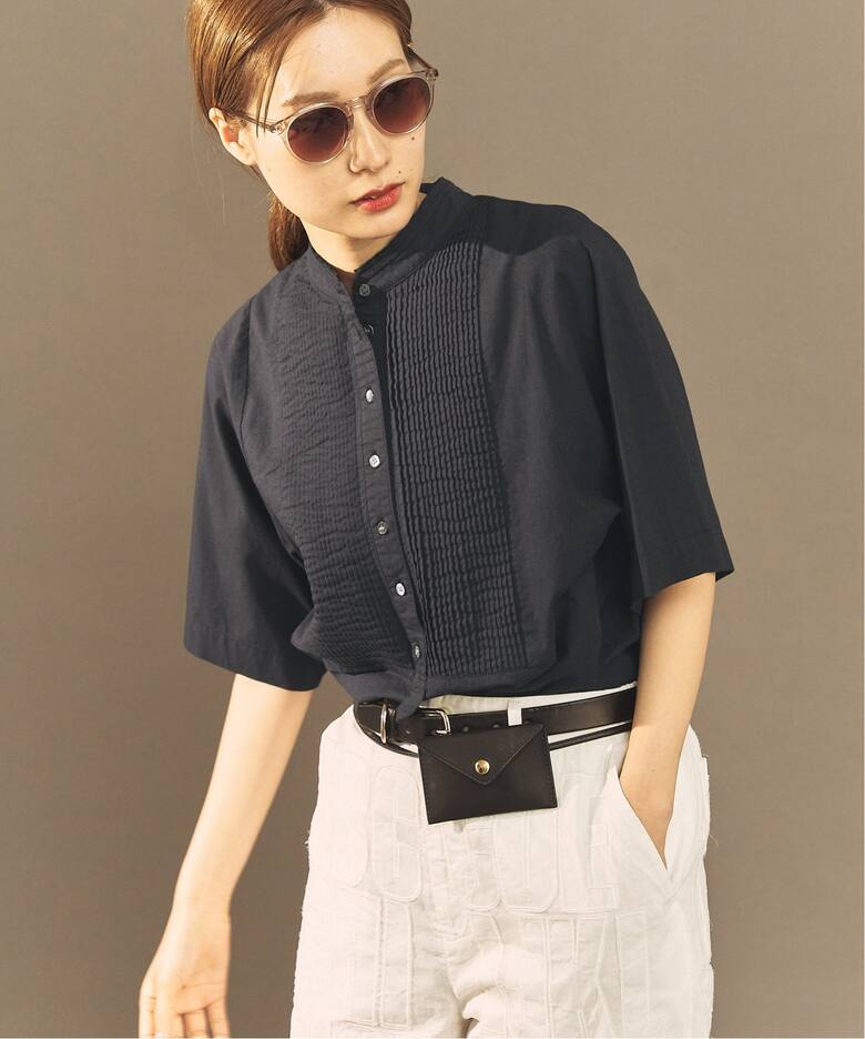 OUT OF FRAMe Khadi pintuck シャツ（シャツ／ブラウス）｜FRAMeWORK 