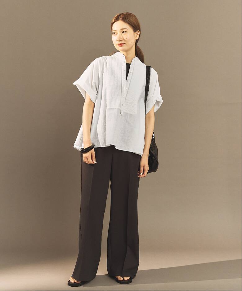 OUT OF FRAMe Khadi pintuck シャツ（シャツ／ブラウス）｜FRAMeWORK 
