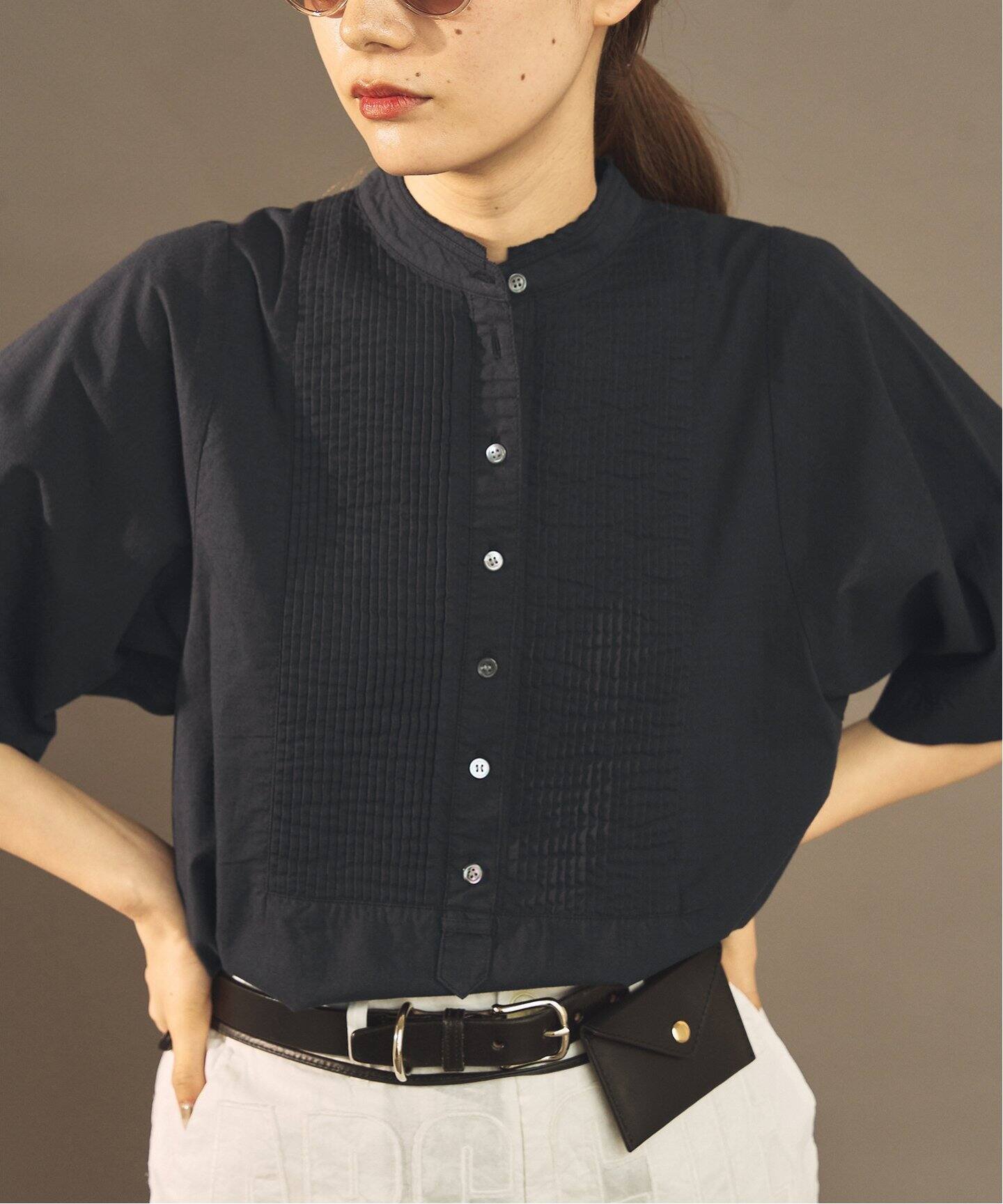 OUT OF FRAMe Khadi pintuck シャツ（シャツ／ブラウス）｜FRAMeWORK 