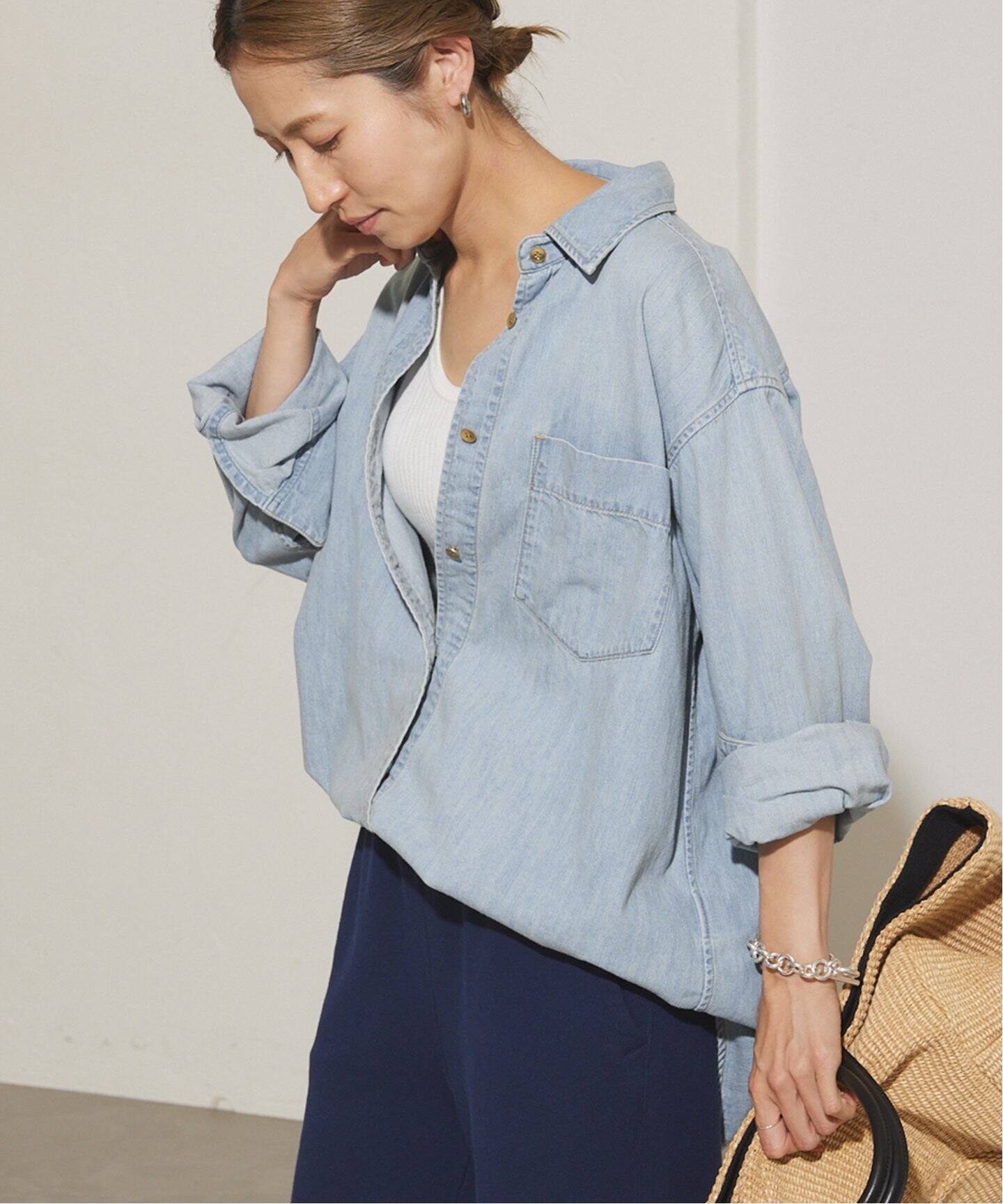 ライトオンスデニムシャツ（シャツ／ブラウス）｜FRAMeWORK（フレーム  