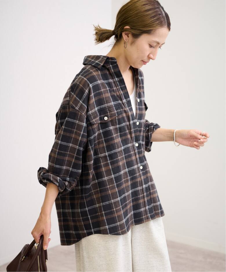 ネルチェックシャツ（シャツ／ブラウス）｜FRAMeWORK（フレームワーク  