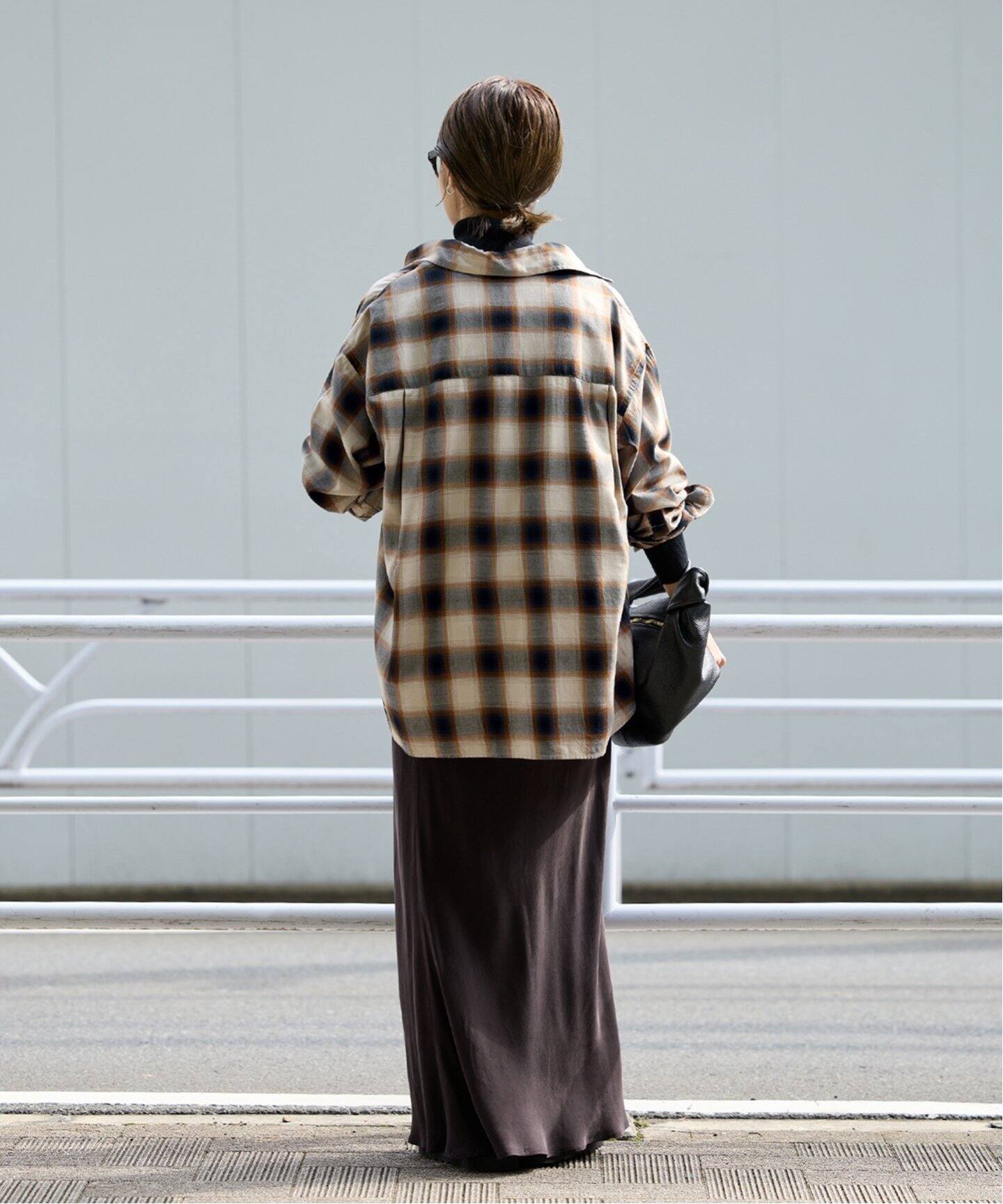 コットンレーヨンチェックシャツ（シャツ／ブラウス）｜FRAMeWORK