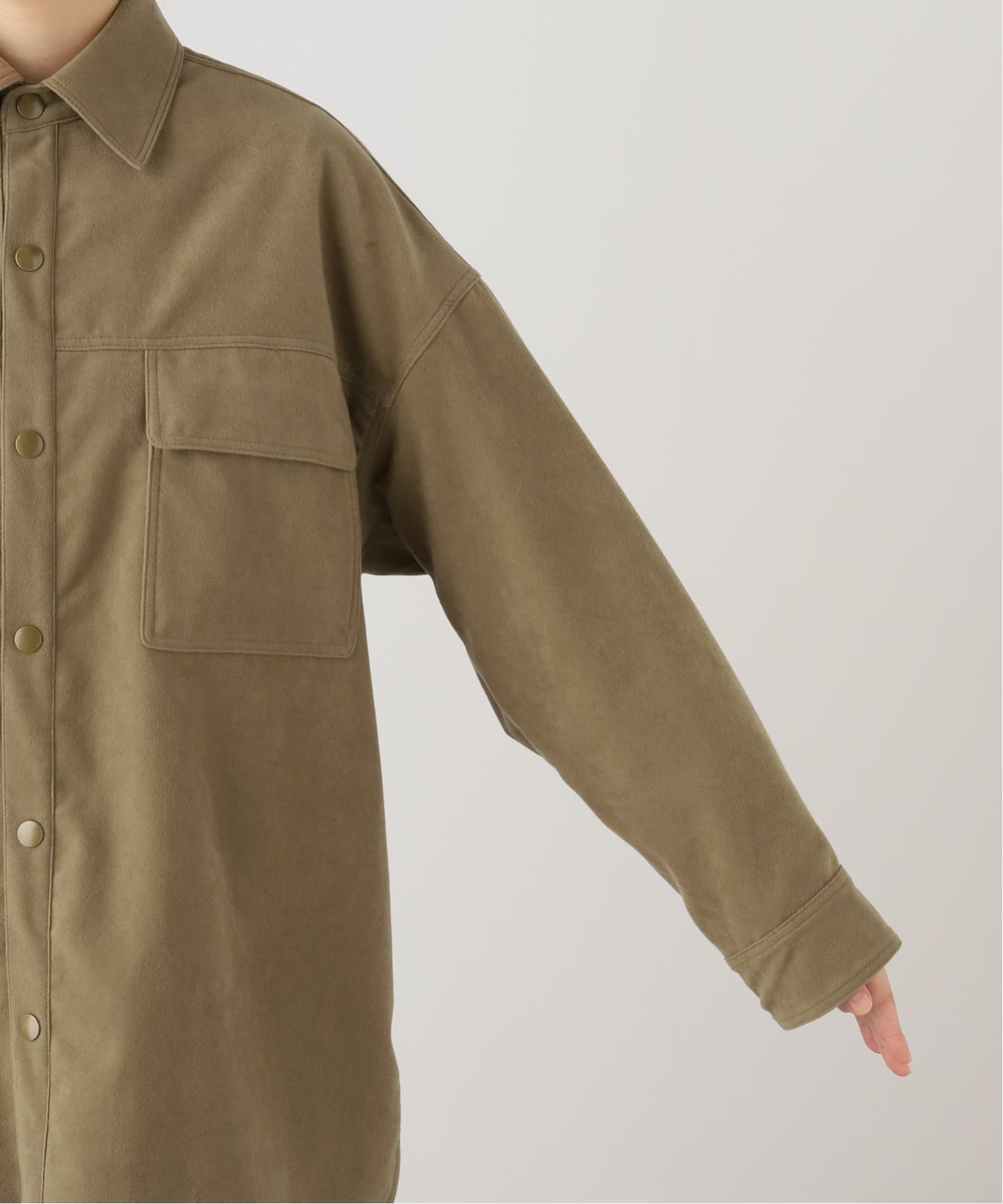 フェイクスエードシャツ（シャツ／ブラウス）｜FRAMeWORK