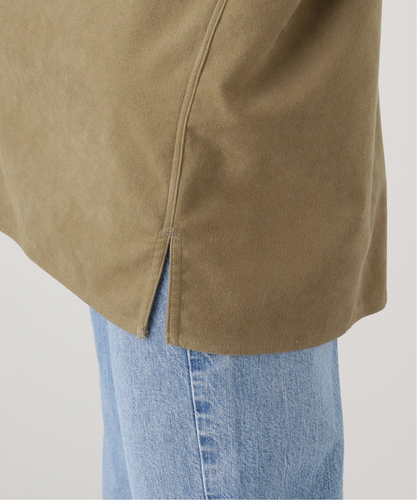 フェイクスエードシャツ（シャツ／ブラウス）｜FRAMeWORK