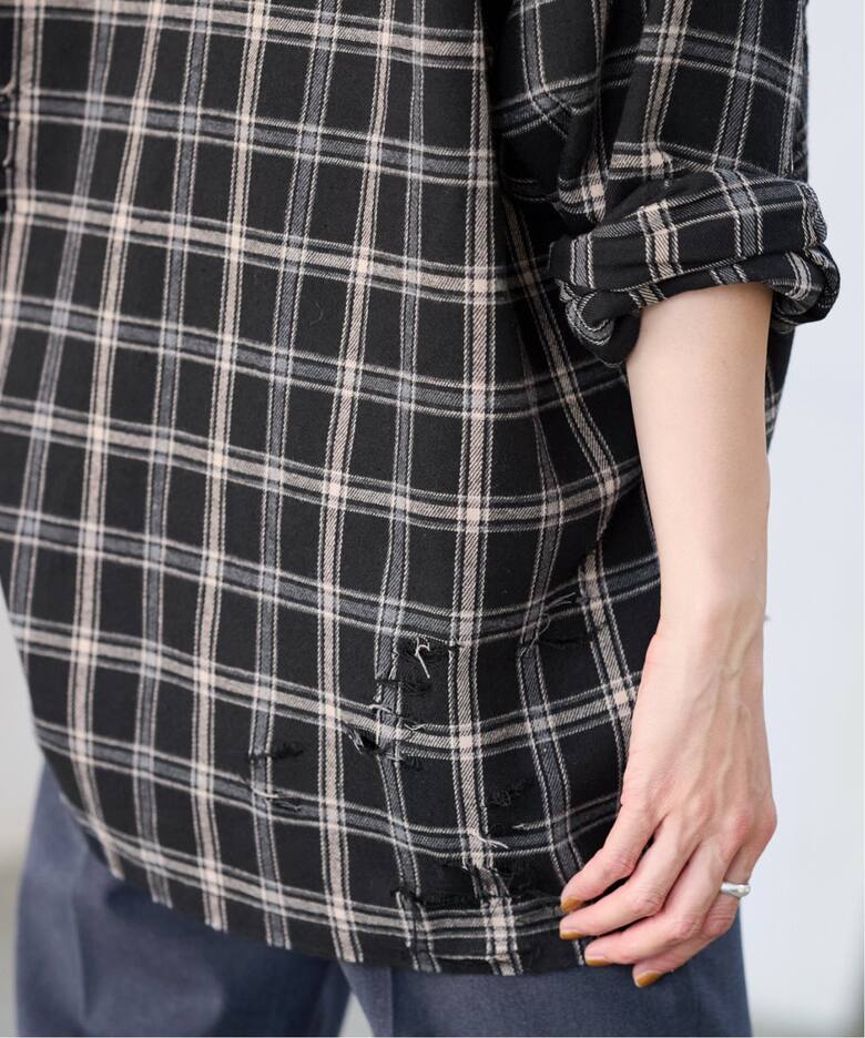 dan river/ダンリバー 別注worn out check シャツ（シャツ／ブラウス