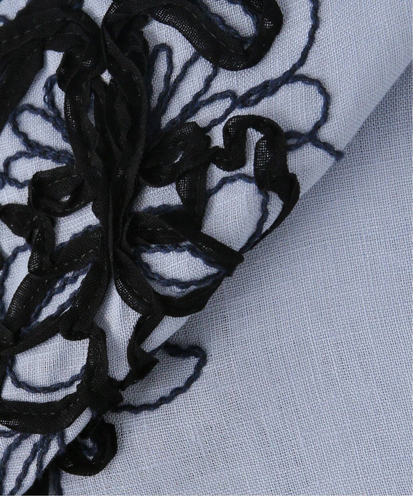 OFF THE CUFF / オフザカフ】 LINEN CODE EMB SHIRT OTC-11