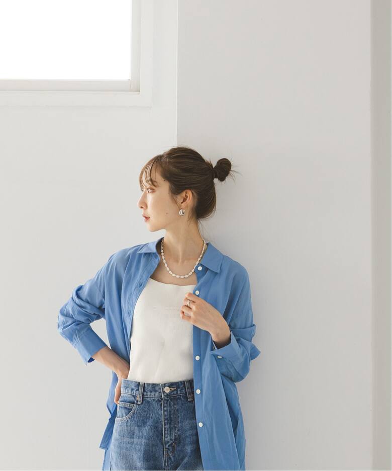 追加5》シルキーコットンニュアンスカラーシャツ 4（シャツ／ブラウス 