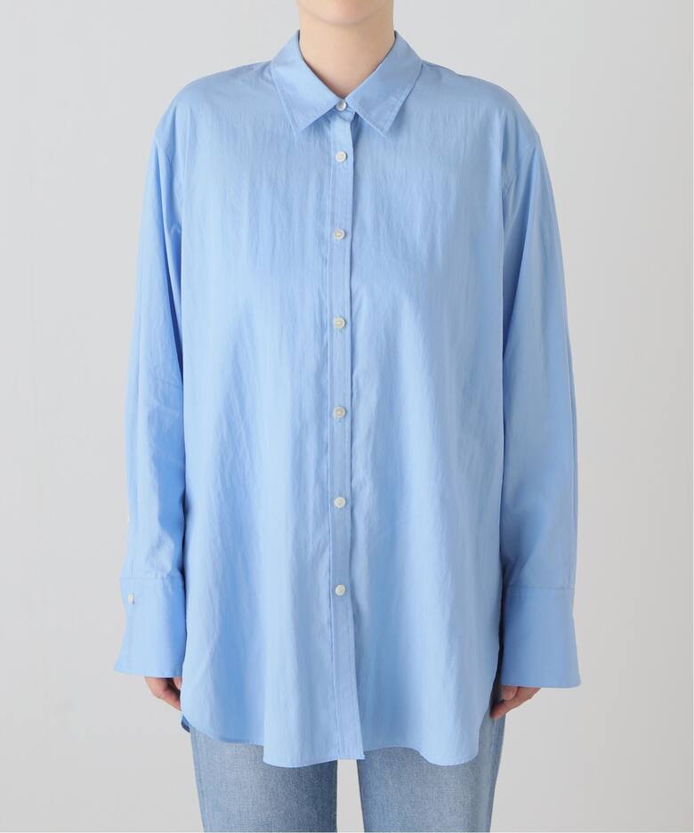 My Policy Shirt】バックボタンレギュラーオーバーシャツ（シャツ 