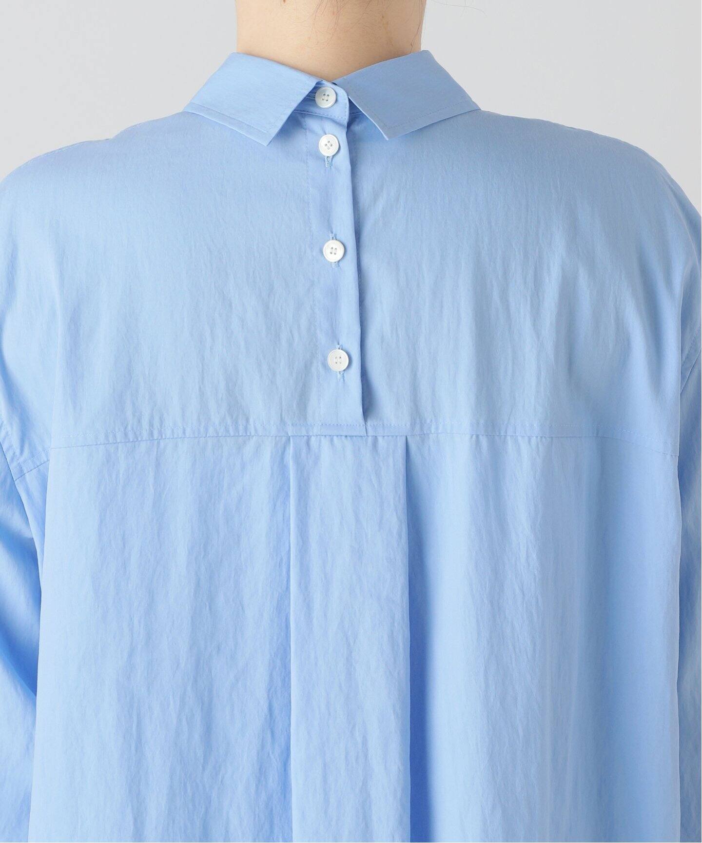 My Policy Shirt】バックボタンレギュラーオーバーシャツ（シャツ 