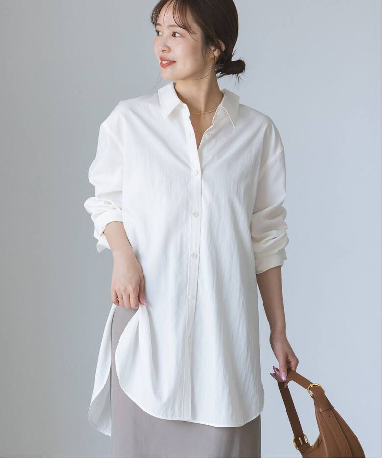 My Policy Shirt】バックボタンレギュラーオーバーシャツ（シャツ 