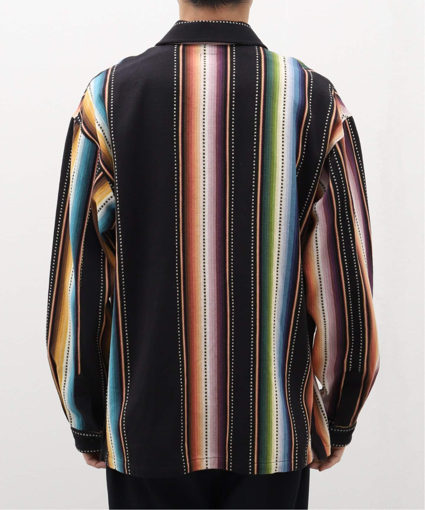 24SS 美品 EDIFICE ネイティブストライプシャツ グアテマラ ネイティブ ストライプ シャツ | エディフィス(EDIFICE) | マルイ