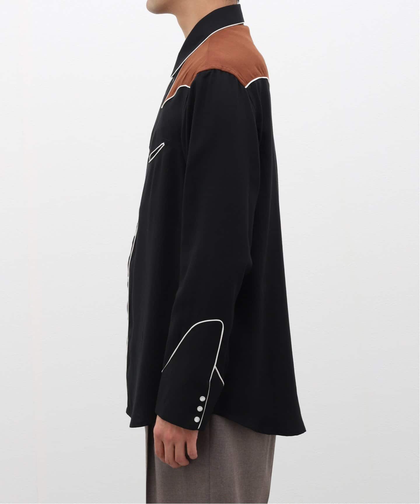 ウールツイル ウエスタンシャツ（シャツ／ブラウス）｜EDIFICE