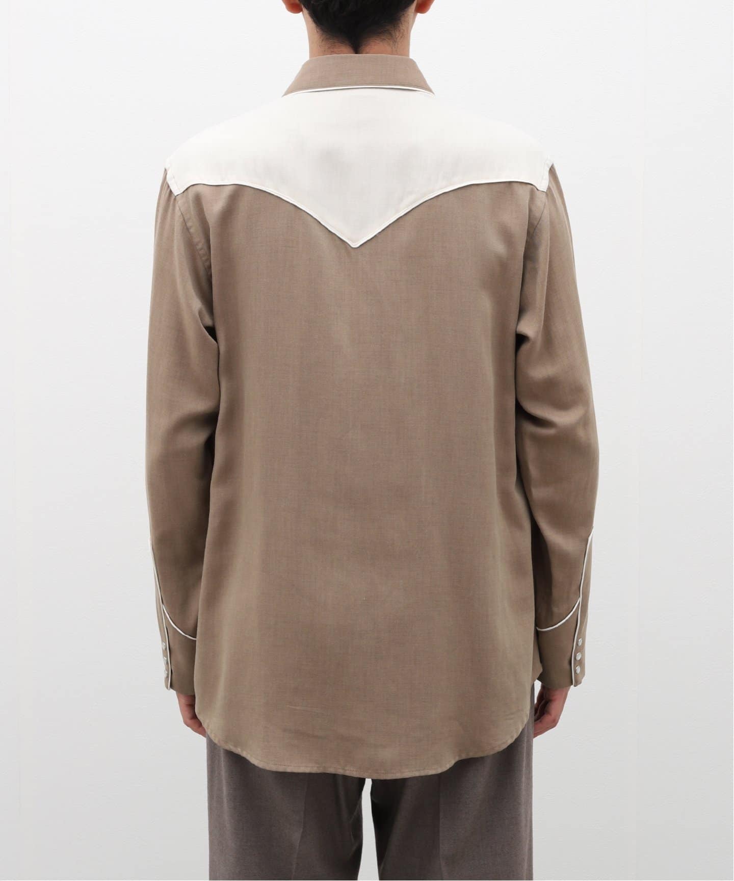 ウールツイル ウエスタンシャツ（シャツ／ブラウス）｜EDIFICE