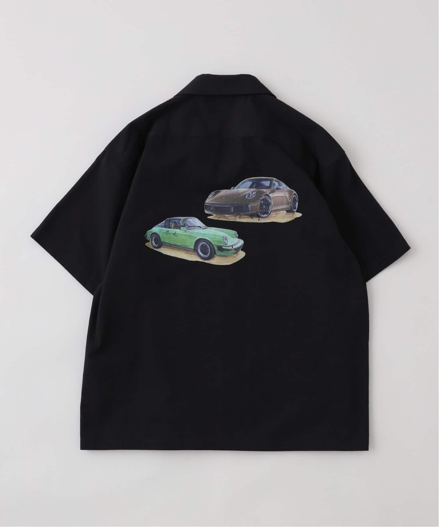 PORSCHE × POGGY OPEN COLLAR SHIRT（シャツ／ブラウス