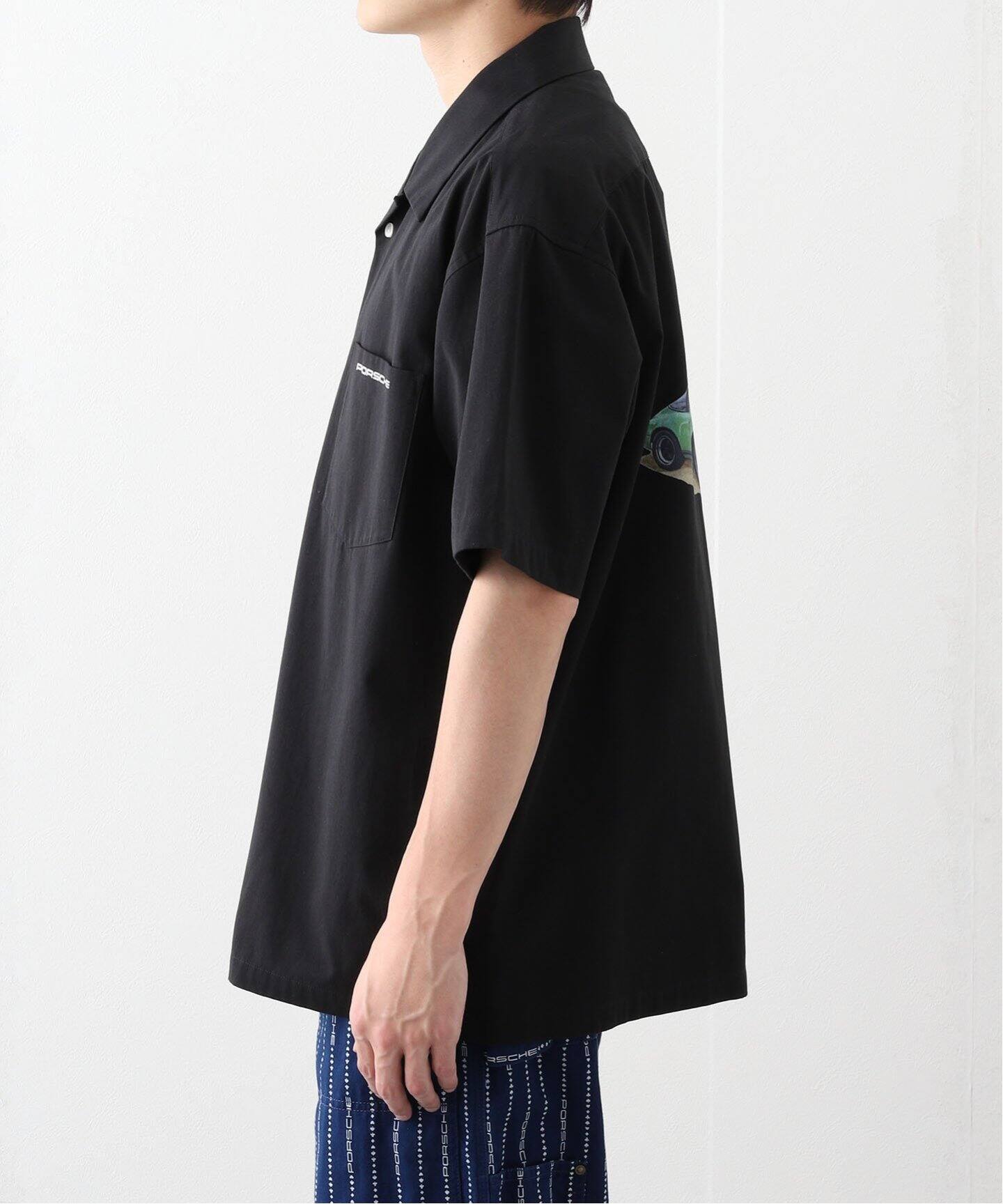 PORSCHE × POGGY OPEN COLLAR SHIRT（シャツ／ブラウス