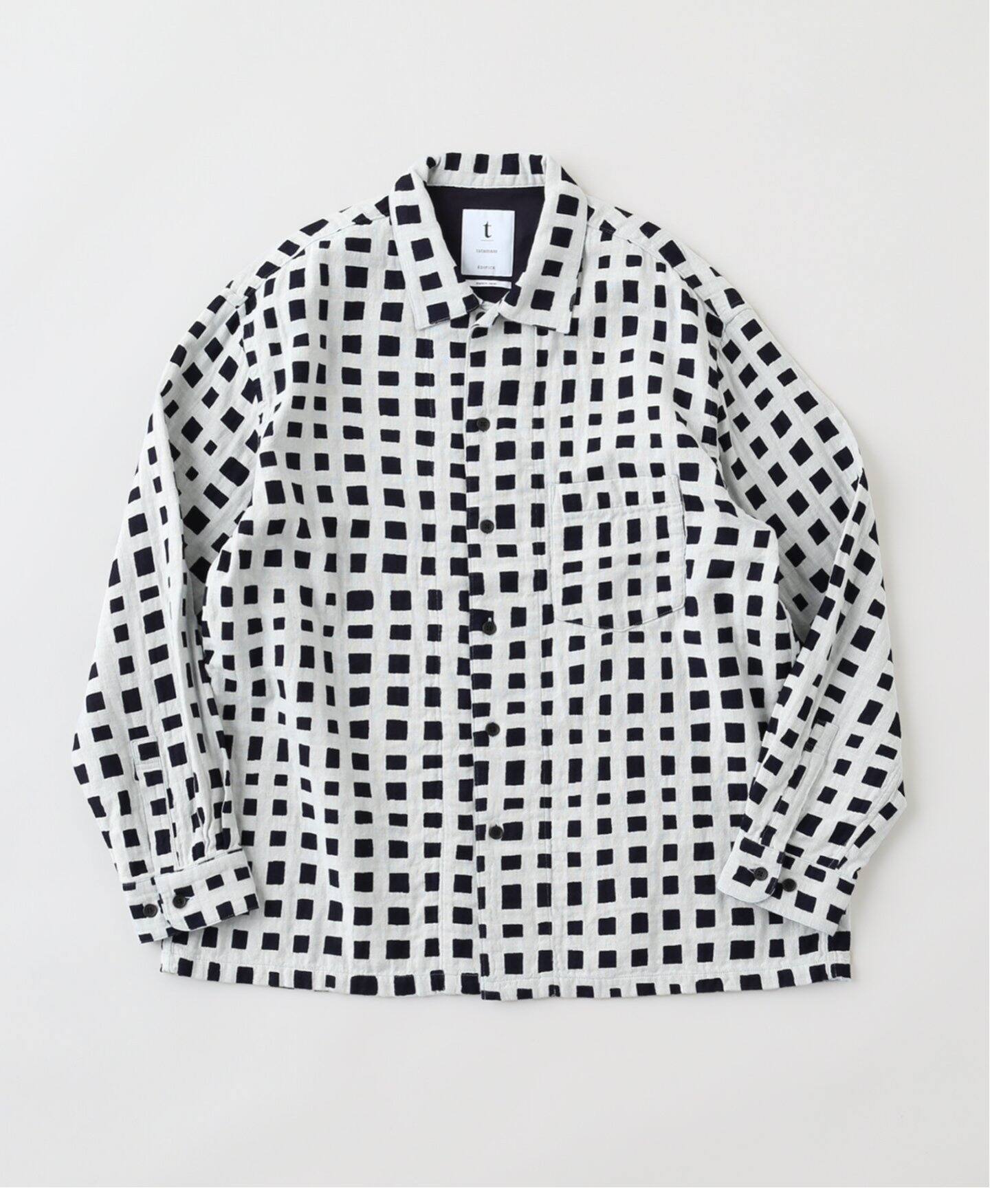tatamass INDIGO Random Cheack SH（シャツ／ブラウス）｜EDIFICE