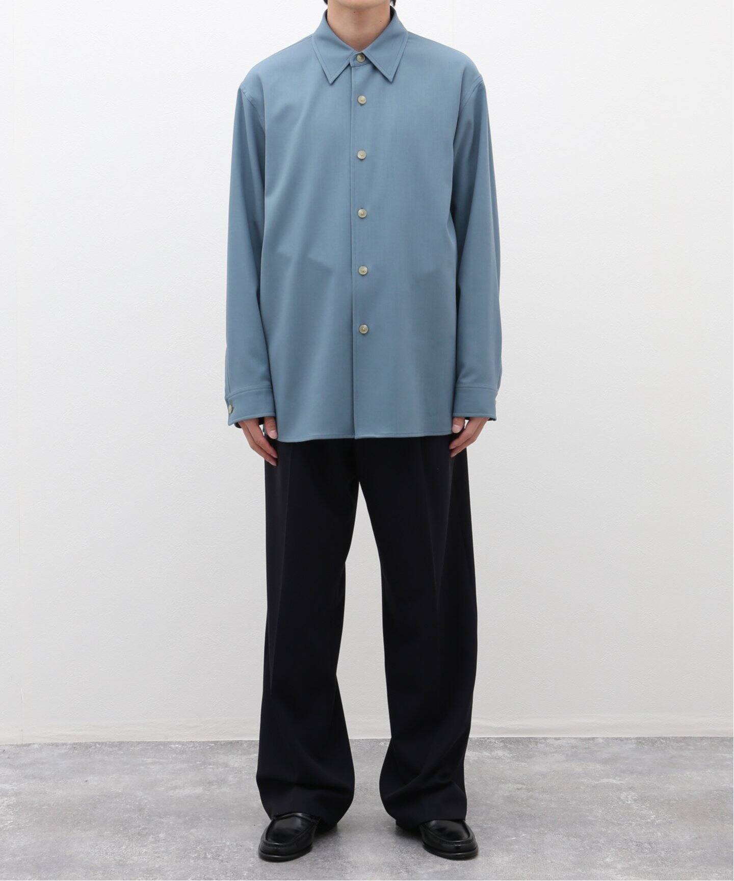 AURALEE / オーラリー】HARD TWIST WOOL DOBBY SHIRT（シャツ 