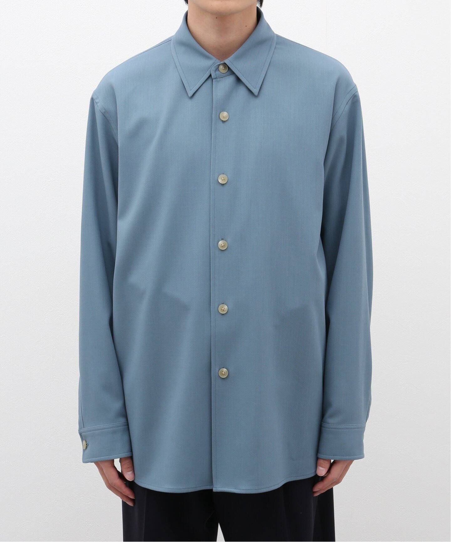 AURALEE / オーラリー】HARD TWIST WOOL DOBBY SHIRT（シャツ 