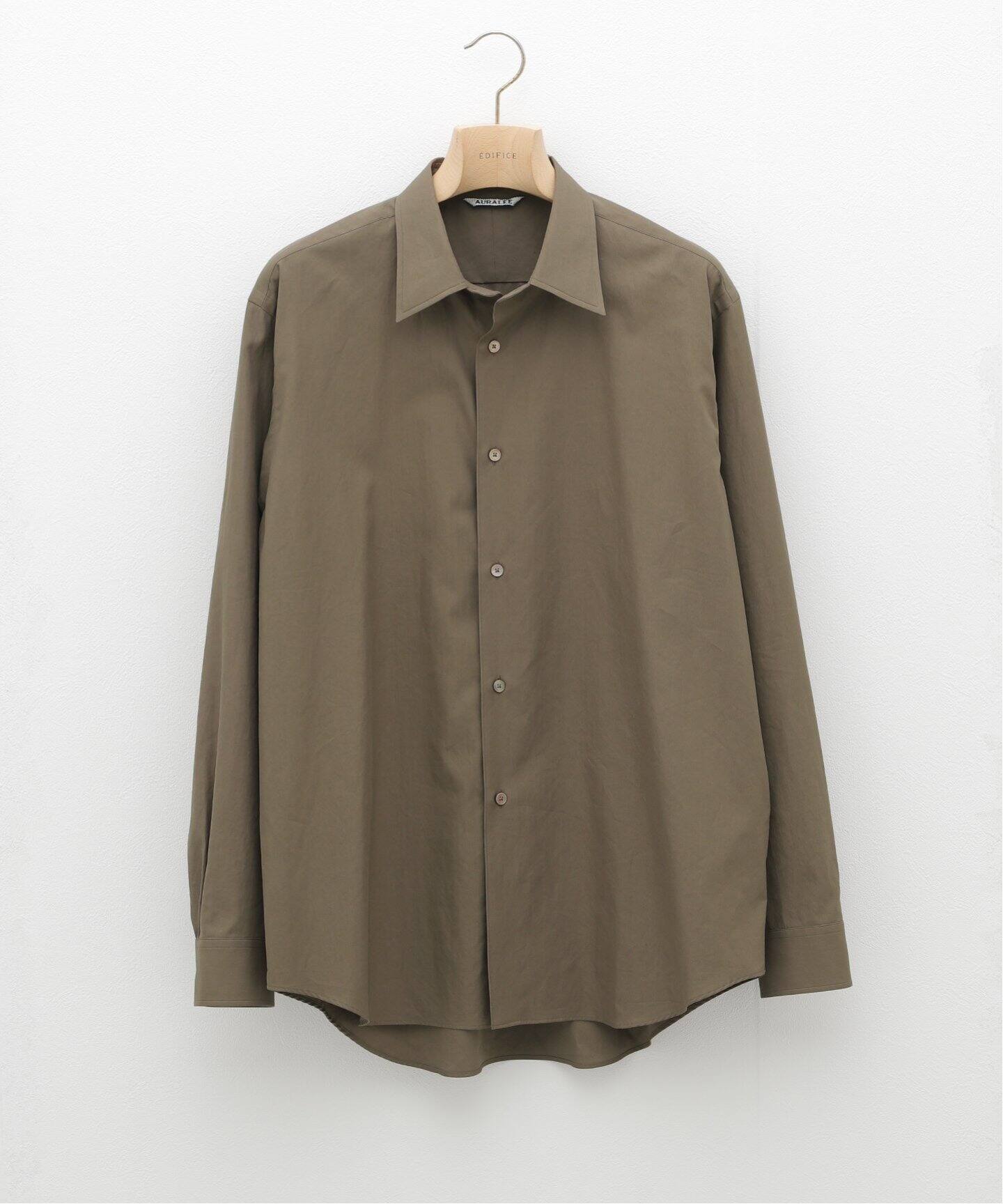 AURALEE (オーラリー) WASHED FINX TWILL SHIRT A24AS01TN（シャツ 