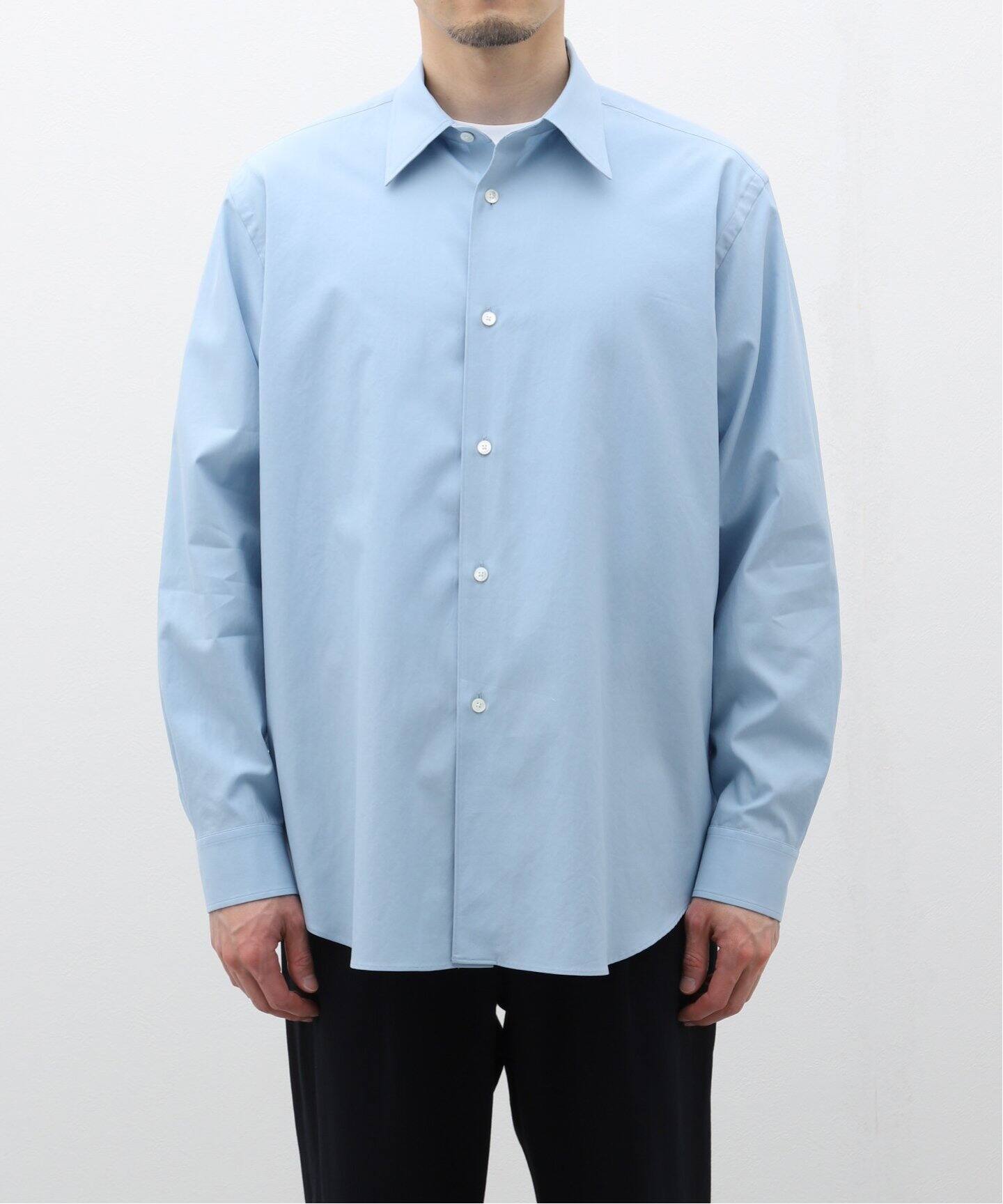 AURALE24awWASHED FINX TWILL SHIRTサイズ0 堕ち 