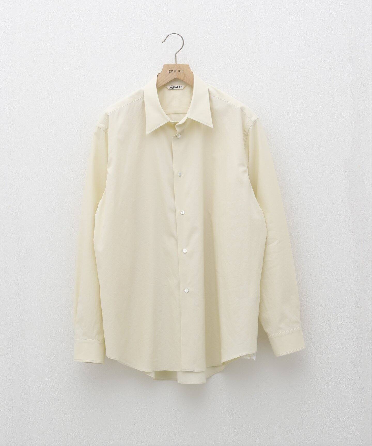 AURALEE / オーラリー】WASHED FINX TWILL SHIRT（シャツ／ブラウス 